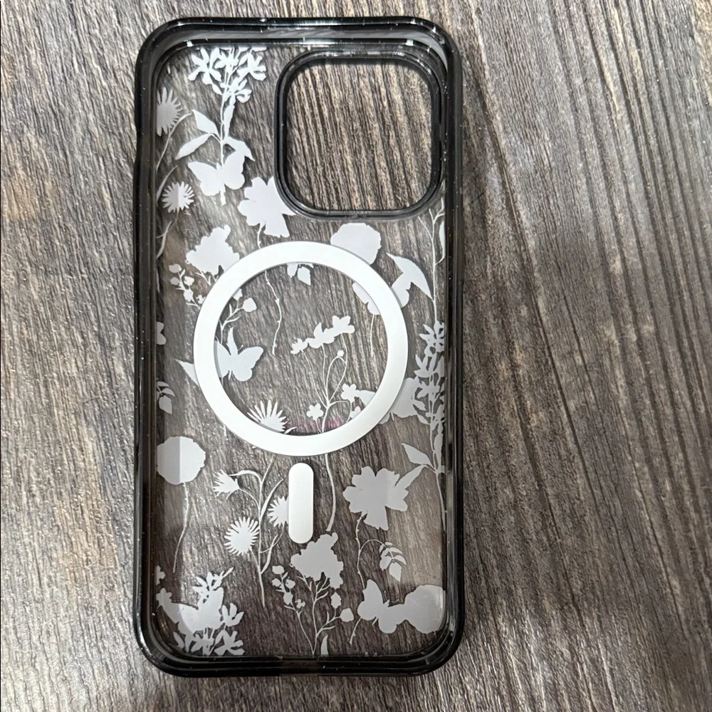 Casetify Floral Pattern 15 promax Phone Case - Black